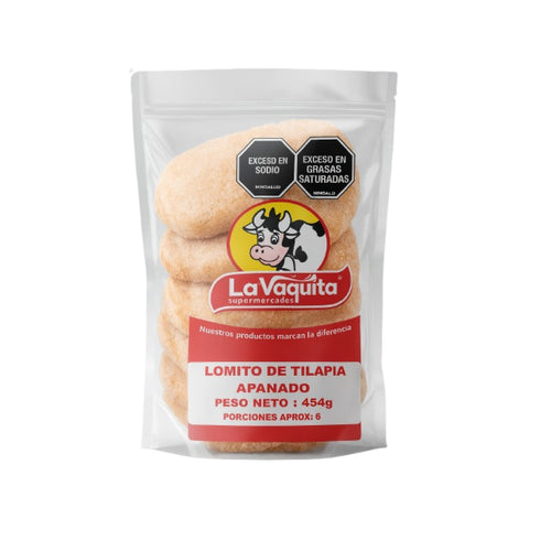 LOMITO DE TILAPIA VAQUITA 454G APANADO